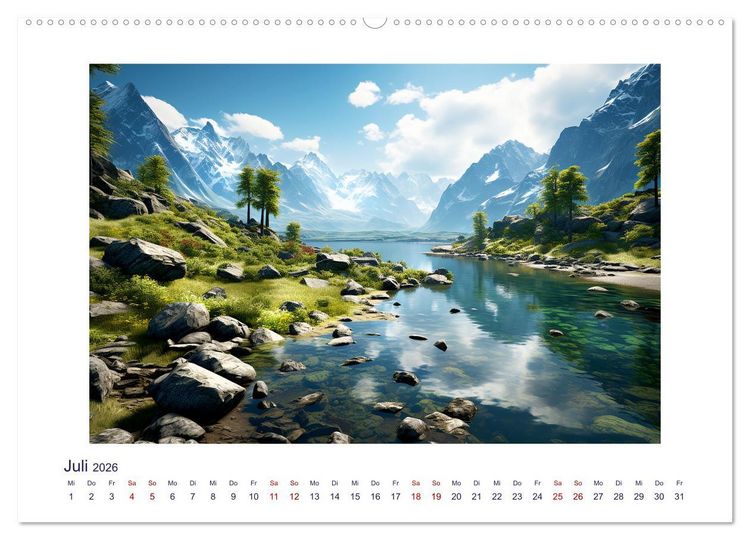 Produktbild: Faszinierender Norden (hochwertiger Premium Wandkalender 2026 DIN A2 quer), Kunstdruck in Hochglanz