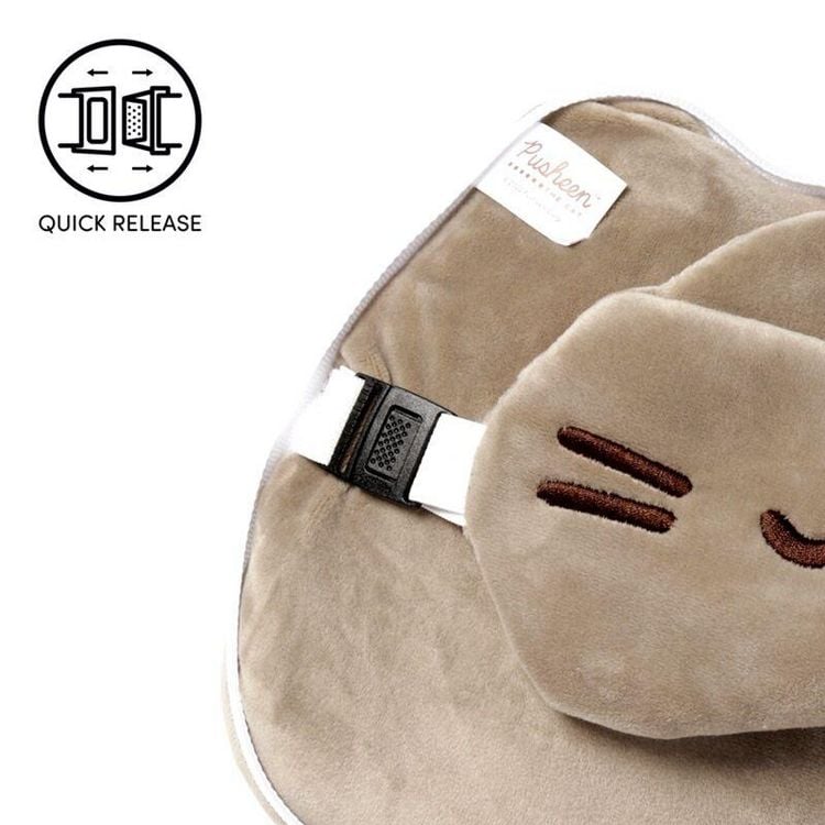Produktbild: Relaxeazzz Pl&uuml;sch Pusheen Katze Reisekissen & Schlafmaske