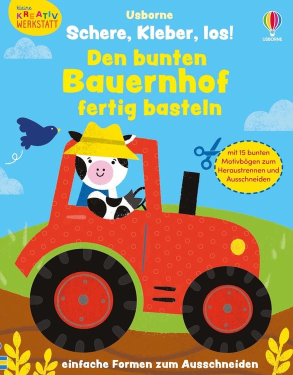 Produktbild: Kleine Kreativ-Werkstatt &ndash; Schere, Kleber, los! Den bunten Bauernhof fertig basteln