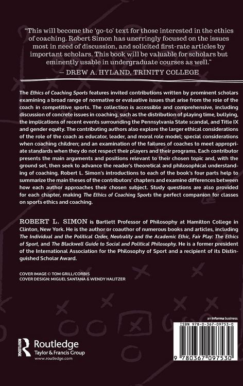 Produktbild: The Ethics of Coaching Sports