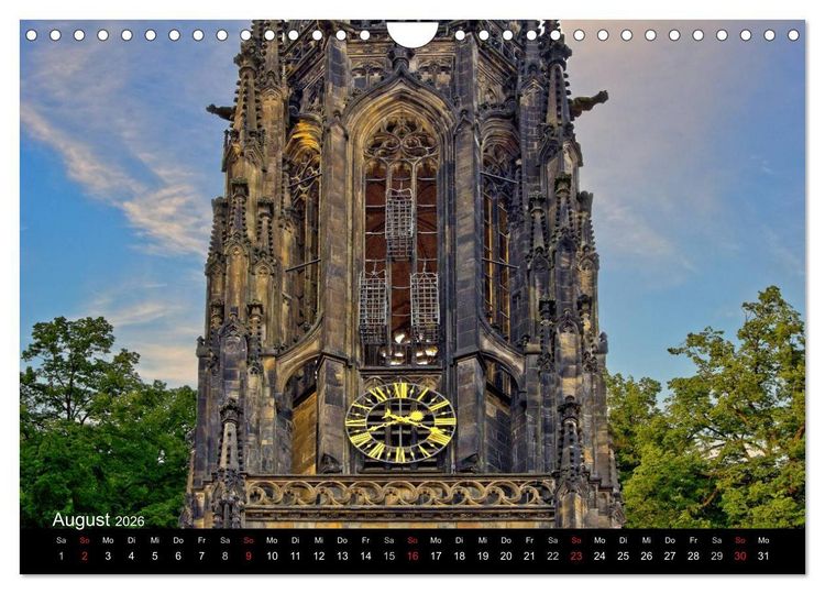 Produktbild: M&uuml;nster - Geschichten aus verschiedenen Jahrhunderten (Wandkalender 2026 DIN A4 quer), CALVENDO Monatskalender