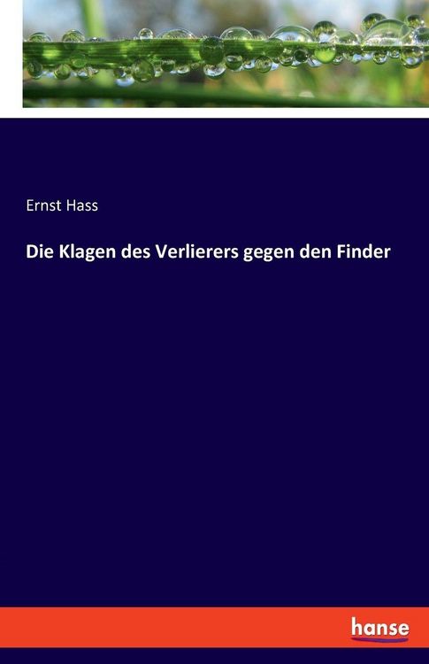 Produktbild: Die Klagen des Verlierers gegen den Finder