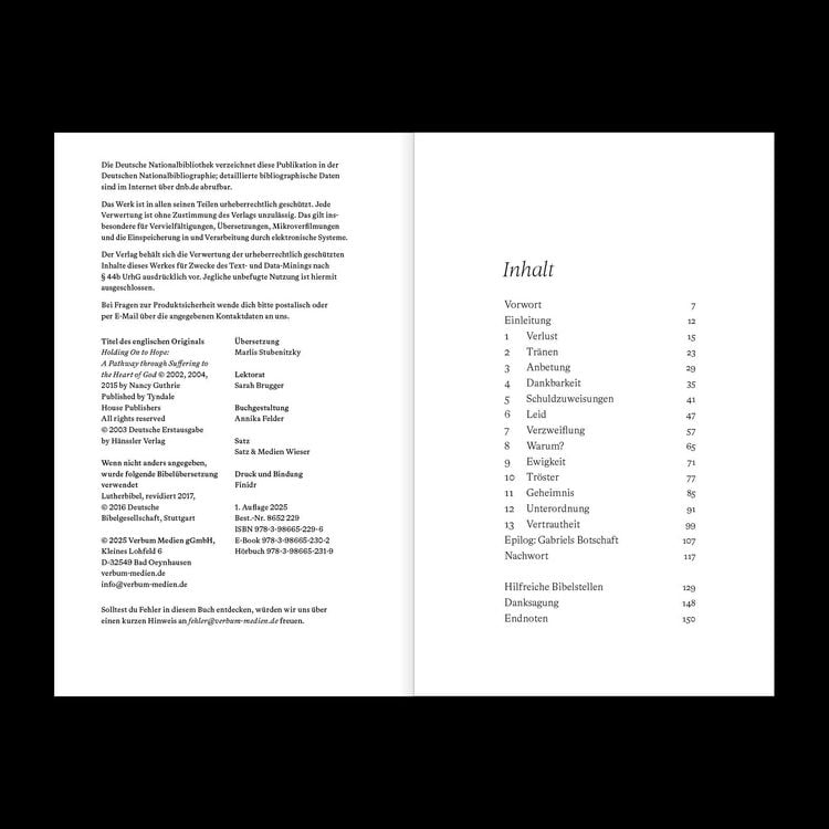 Produktbild: Hoffnung im Leid