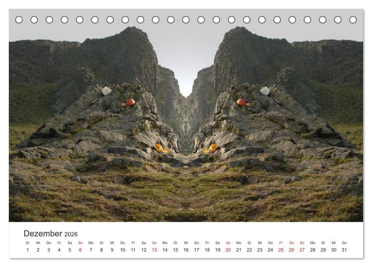 Produktbild: Spiegelwelten - Natur anders sehen (Tischkalender 2026 DIN A5 quer), CALVENDO Monatskalender