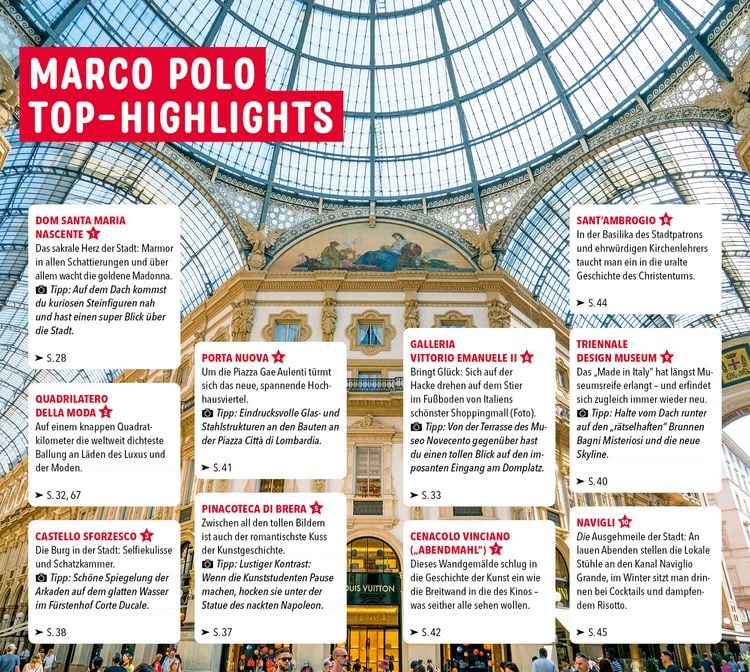 Produktbild: MARCO POLO Reisef&uuml;hrer Mailand, Lombardei