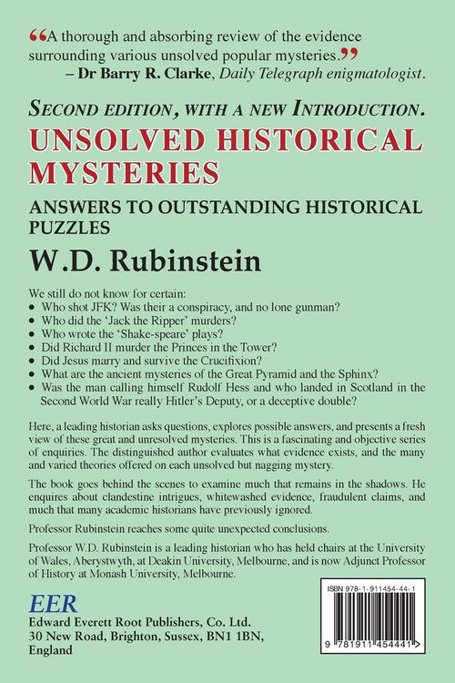 Produktbild: Unsolved Historical Mysteries