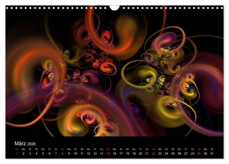 Produktbild: Wunderbare Welt der Farben 2026 (Wandkalender 2026 DIN A3 quer), CALVENDO Monatskalender
