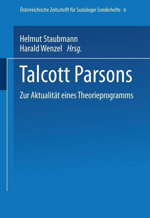 Produktbild: Talcott Parsons