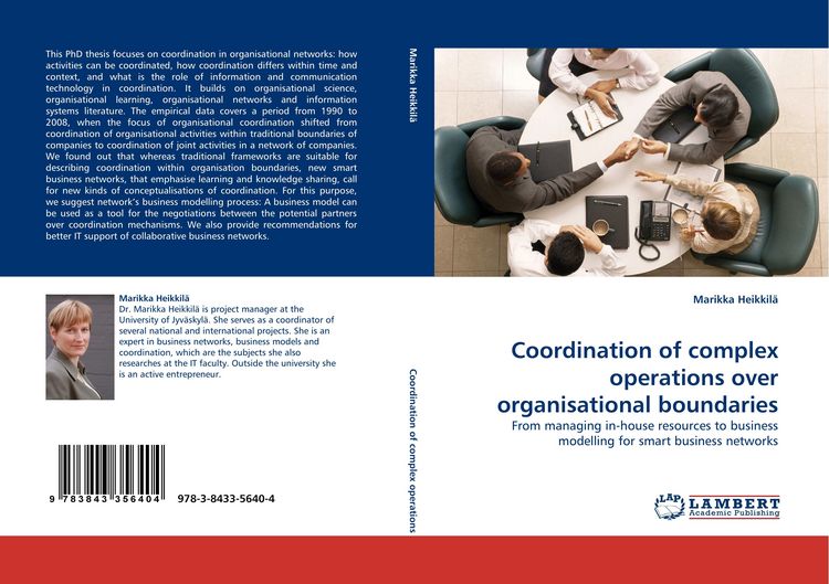 Produktbild: Coordination of complex operations over organisational boundaries