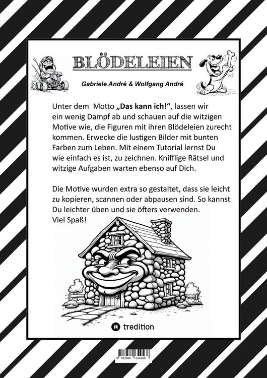 Produktbild: Craftbook - Lustige Ausmalmotive - Tutorial - Knifflige R&auml;tsel - Aufgaben - Story Telling - Wissenswertes &uuml;ber Schabernack - Vorlagen