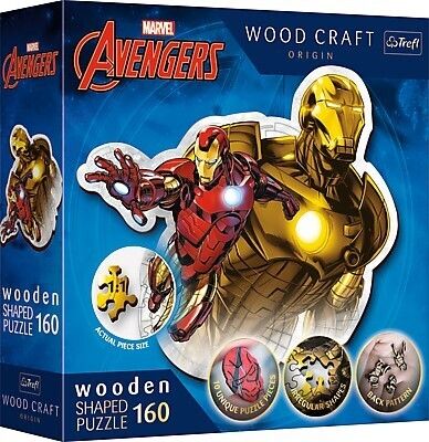 Produktbild: Holz Puzzle 160 Marvel Avengers - Ironman's Flug