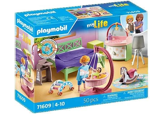 Produktbild: 71609 Schlafzimmer mit Babyspielecke