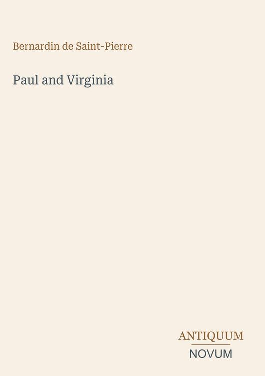 Produktbild: Paul and Virginia