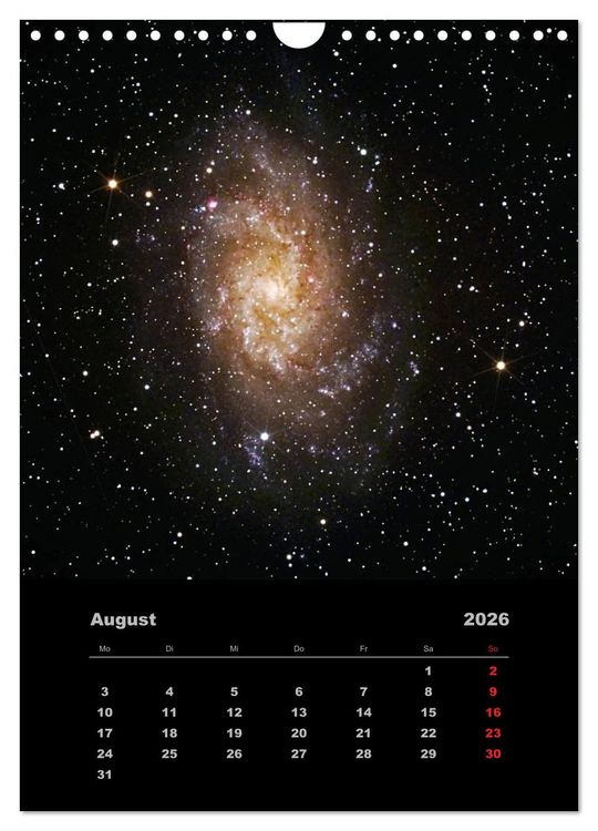 Produktbild: Wunderbares Universum (Wandkalender 2026 DIN A4 hoch), CALVENDO Monatskalender