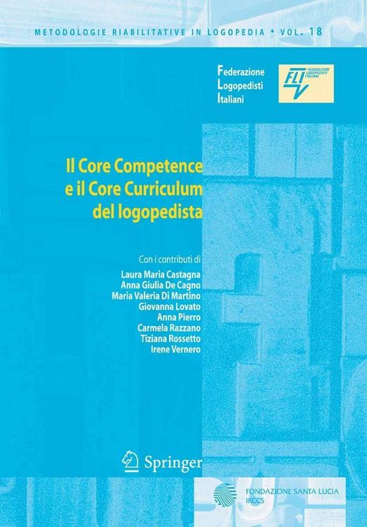 Produktbild: Il Core Competence e il Core Curriculum del logopedista