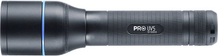 Produktbild: Walther Pro UV5 3.7077 LED, UV-LED Taschenlampe mit Holster, mit Handschlaufe akkubetrieben, batteriebetrieben 3.5 h 140 g