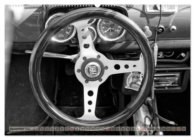 Produktbild: il Cinquecento - Details im Fokus - im Look eines legend&auml;ren Analogfilms (Wandkalender 2026 DIN A2 quer), CALVENDO Monatskalender