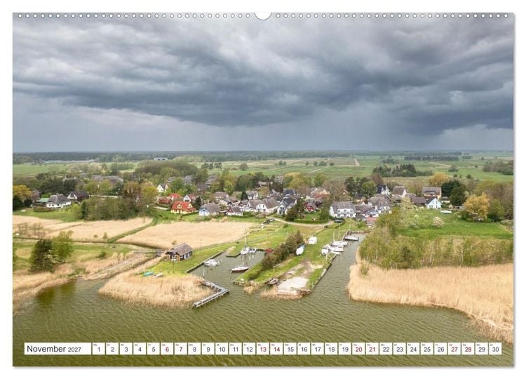Produktbild: Fischland Dar&szlig;, Land zwischen Ostsee und Bodden (hochwertiger Premium Wandkalender 2027 DIN A2 quer), Kunstdruck in Hochglanz