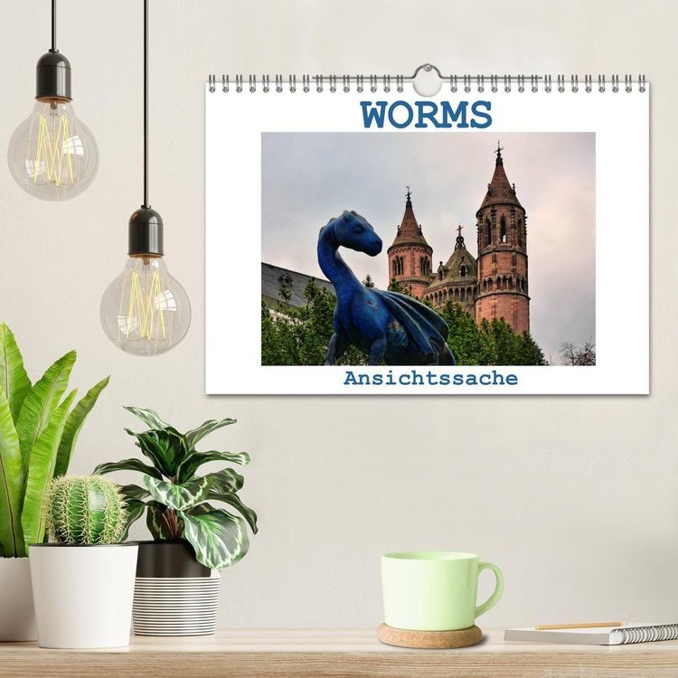 Produktbild: Worms - Ansichtssache (Wandkalender 2026 DIN A4 quer), CALVENDO Monatskalender
