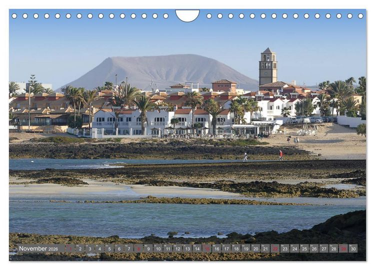 Produktbild: Fuerteventura - Heimat des Windes (Wandkalender 2026 DIN A4 quer), CALVENDO Monatskalender