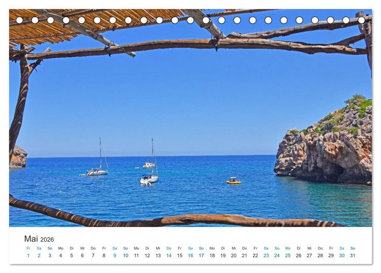 Produktbild: Segelboote und Yachten - Lebensart am Mittelmeer (Tischkalender 2026 DIN A5 quer), CALVENDO Monatskalender