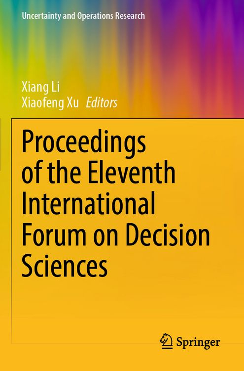 Produktbild: Proceedings of the Eleventh International Forum on Decision Sciences