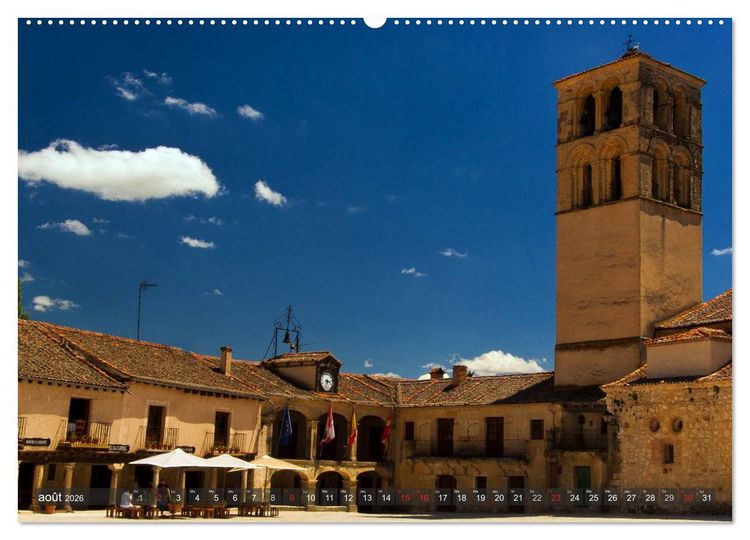 Produktbild: Escapade de Madrid (Calendrier mural 2026 DIN A2 vertical) calendrier de bureau