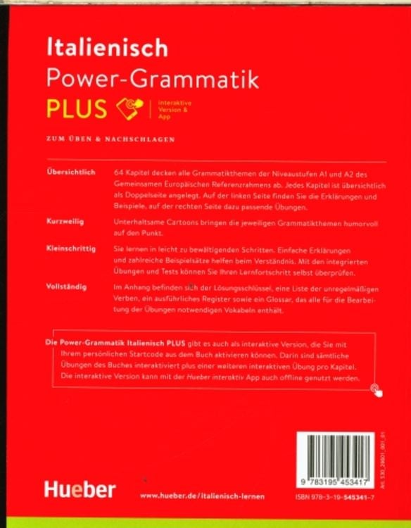 Produktbild: Power-Grammatik Italienisch PLUS