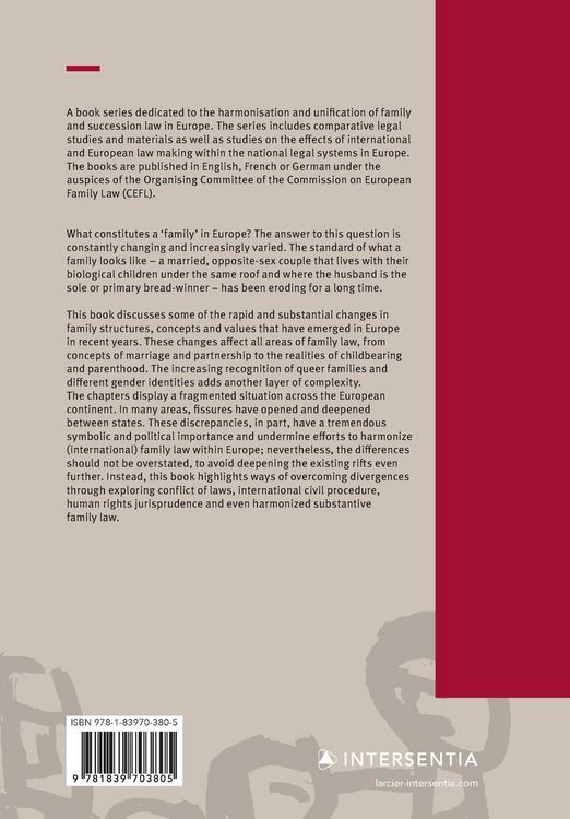 Produktbild: Changing Families, Changing Family Law in Europe