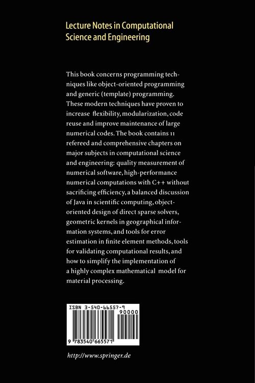 Produktbild: Advances in Software Tools for Scientific Computing
