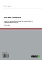 Produktbild: Social Media Communication