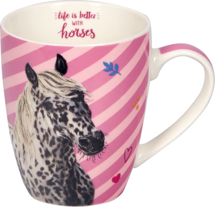 Produktbild: Porzellan-Tasse - Pferdefreunde
