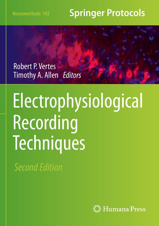 Produktbild: Electrophysiological Recording Techniques