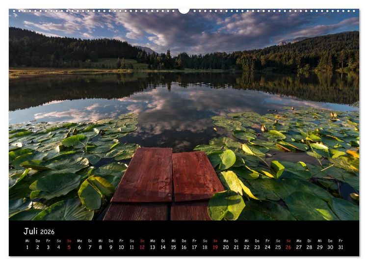 Produktbild: Faszination Morgenlicht (Wandkalender 2026 DIN A2 quer), CALVENDO Monatskalender