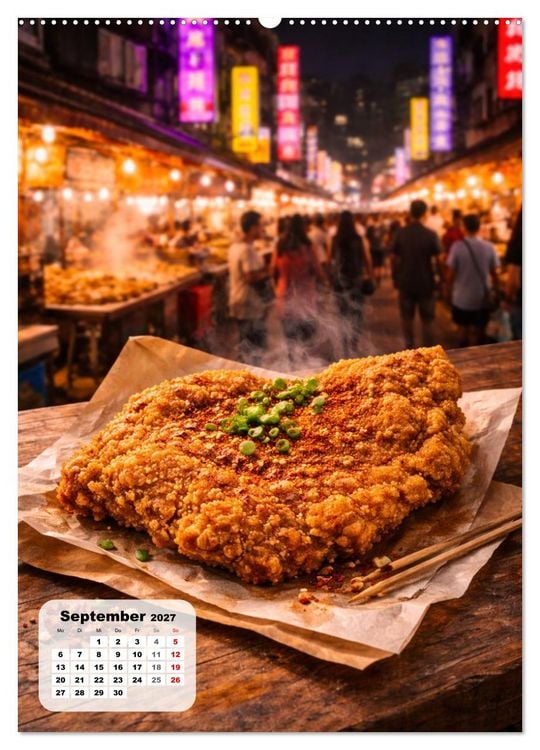 Produktbild: Taiwan &ndash; Eine Schlemmerreise durchs Land der Nachtm&auml;rkte (Wandkalender 2027 DIN A2 hoch), CALVENDO Monatskalender