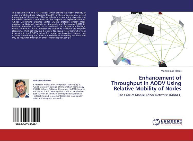 Produktbild: Enhancement of Throughput in AODV Using Relative Mobility of Nodes