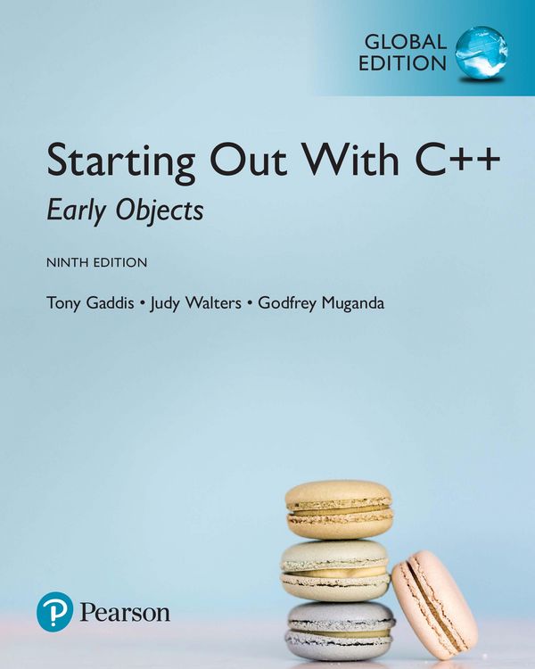 Produktbild: Starting Out with C++: Early Objects, Global Edition