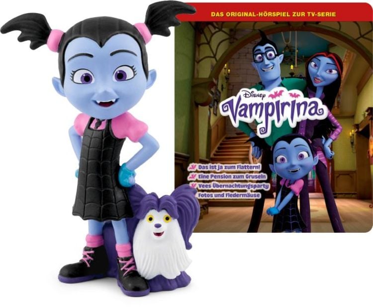 Produktbild: Content- Tonie: Disney Vampirina - Das ist ja zum Flattern; Eine Pension zum Gruseln; Vees &Uuml;bernachtungsparty; Fotos und Flederm&auml;use