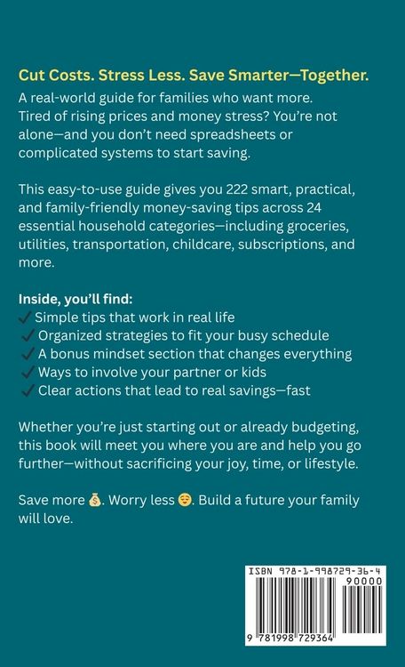 Produktbild: How to Save Money Book for Families That Want More