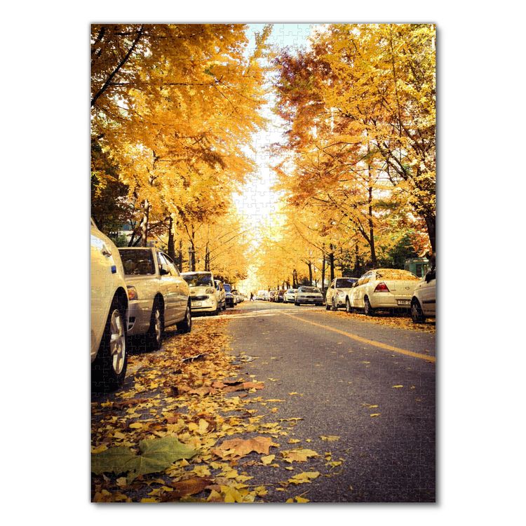 Produktbild: Lais Puzzle Stra&szlig;e im Herbst 1000 Teile