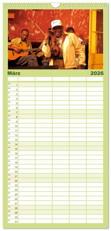 Produktbild: Familienplaner 2026 - Kap Verde mit 5 Spalten (Wandkalender, 21 x 45 cm) CALVENDO