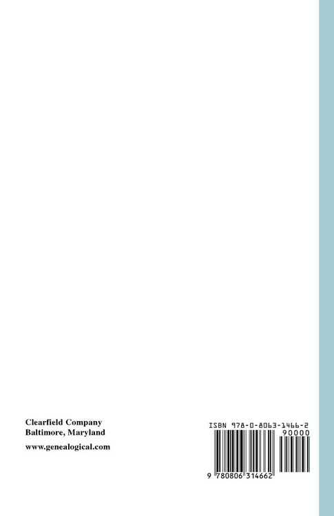 Produktbild: Old Churches, Ministers and Families of Virginia. in Two Volumes. Volume II (Reprinted with Digested Index and Genealogical Guide Compiled by Jennings