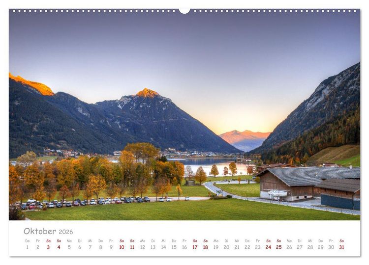 Produktbild: Tirol - Herbst am Achensee (Wandkalender 2026 DIN A2 quer), CALVENDO Monatskalender