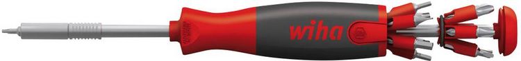 Produktbild: Wiha Elektronik- u. Feinmechanik, Werkstatt, VDE Bit-Schraubendreher 1/4\" (6.3 mm)