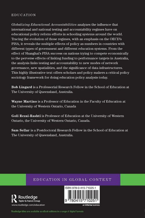 Produktbild: Globalizing Educational Accountabilities