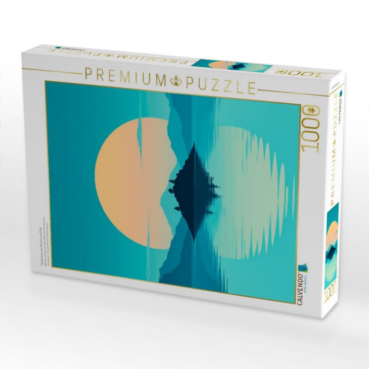 Produktbild: CALVENDO Puzzle Spiegelung von Himmel und Erde | 1000 Teile Lege-Gr&ouml;&szlig;e 64x48cm Foto-Puzzle f&uuml;r gl&uuml;ckliche Stunden