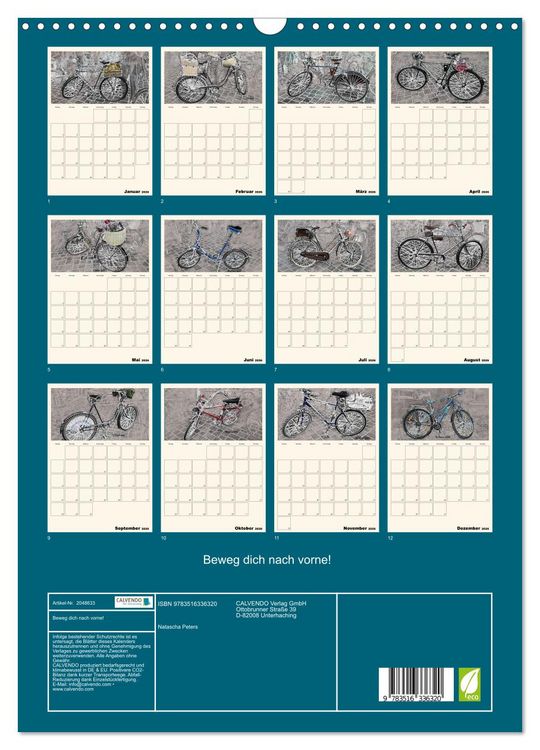 Produktbild: Beweg dich nach vorne! (Wandkalender 2026 DIN A3 hoch), CALVENDO Monatskalender