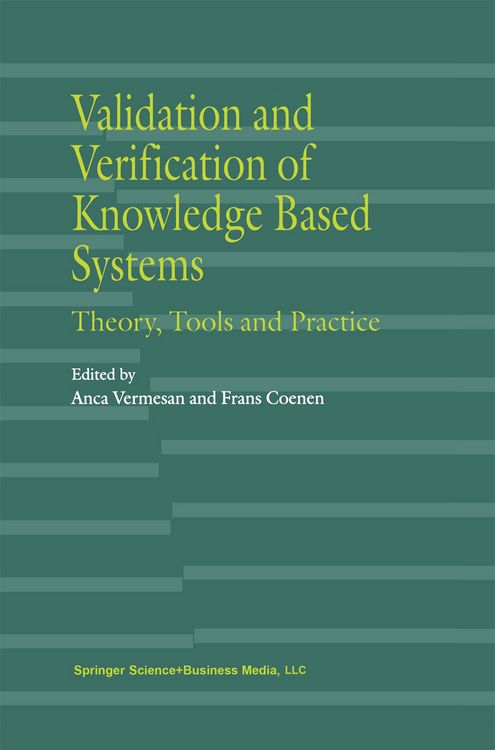 Produktbild: Validation and Verification of Knowledge Based Systems