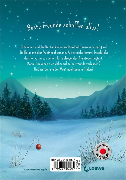 Produktbild: Gl&ouml;ckchen, das Weihnachtspony (Band 2) - Der Zauber des Nordsterns