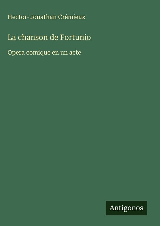 Produktbild: La chanson de Fortunio